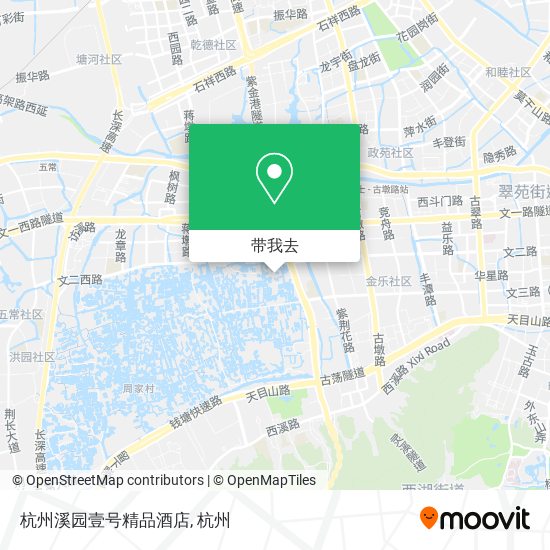 杭州溪园壹号精品酒店地图
