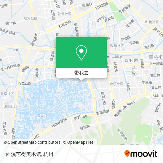 西溪艺得美术馆地图