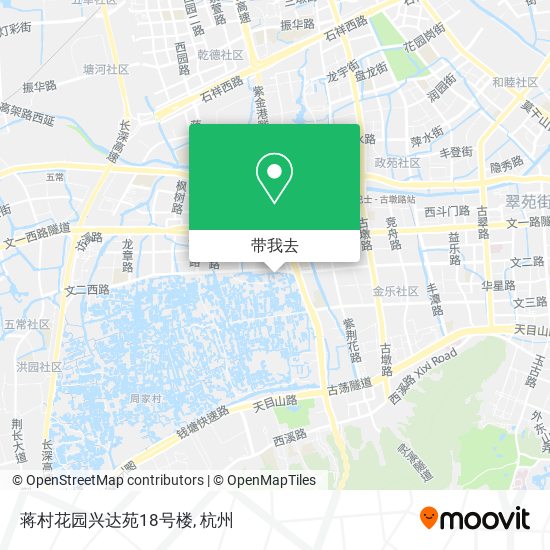 蒋村花园兴达苑18号楼地图