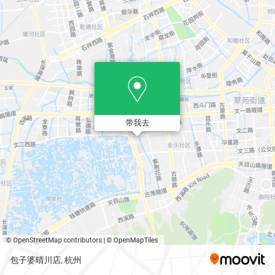 包子婆晴川店地图
