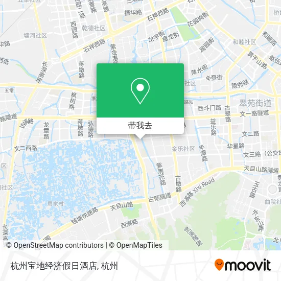 杭州宝地经济假日酒店地图