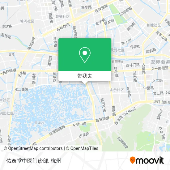 佑逸堂中医门诊部地图