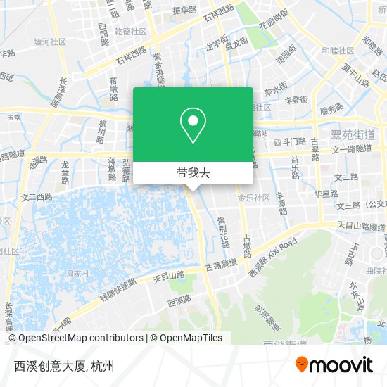 西溪创意大厦地图