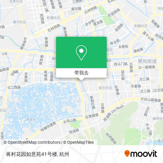 蒋村花园如意苑41号楼地图