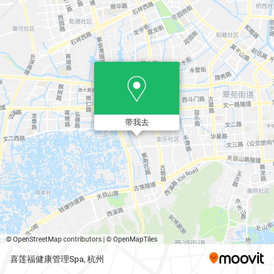 喜莲福健康管理Spa地图
