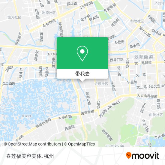 喜莲福美容美体地图