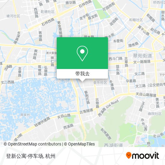 登新公寓-停车场地图