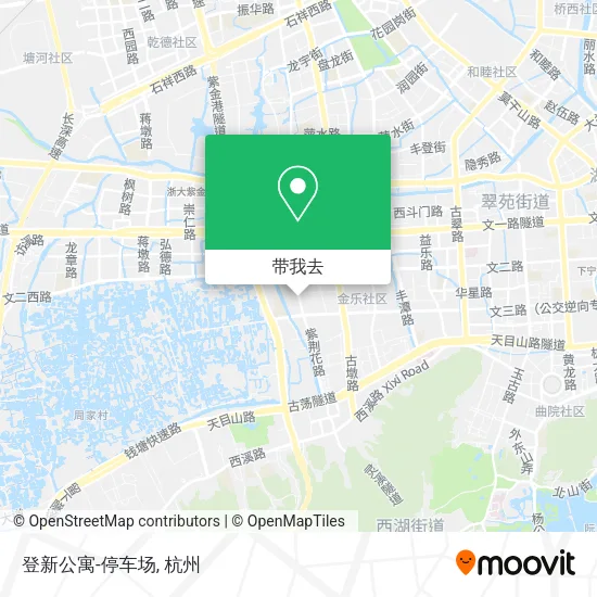 登新公寓-停车场地图