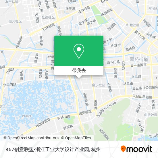 467创意联盟-浙江工业大学设计产业园地图