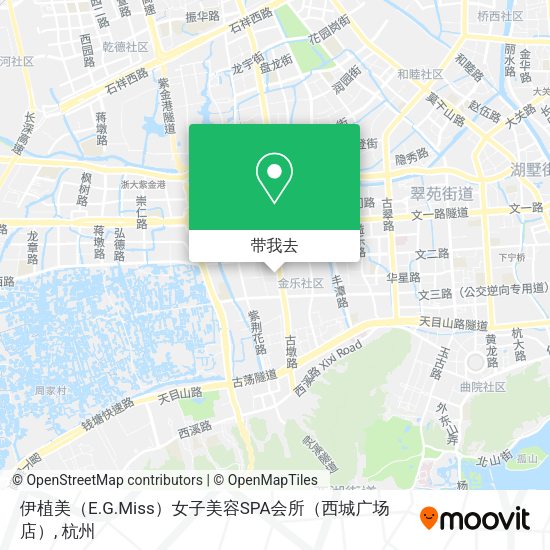 伊植美（E.G.Miss）女子美容SPA会所（西城广场店）地图