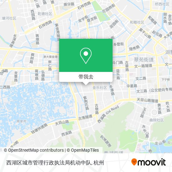 西湖区城市管理行政执法局机动中队地图