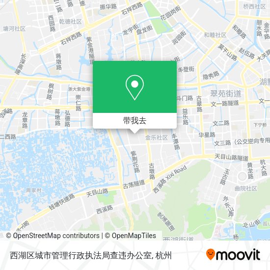 西湖区城市管理行政执法局查违办公室地图