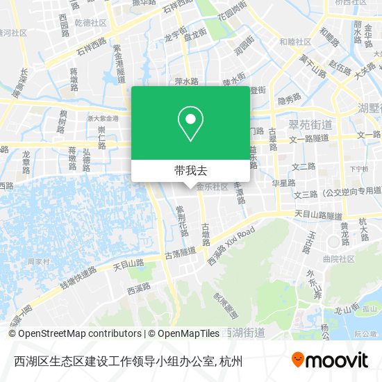 西湖区生态区建设工作领导小组办公室地图