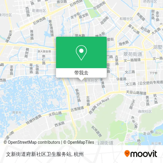文新街道府新社区卫生服务站地图
