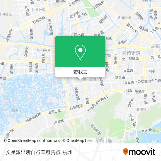文星派出所自行车租赁点地图
