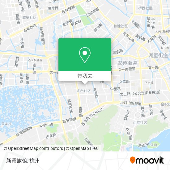 新霞旅馆地图
