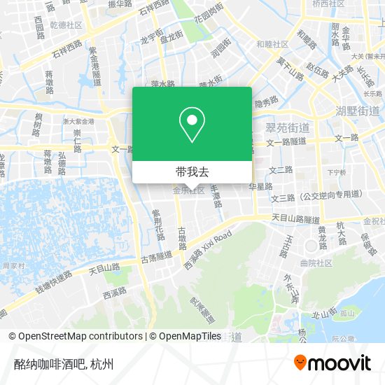 酩纳咖啡酒吧地图