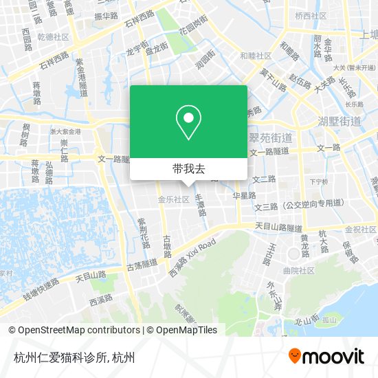 杭州仁爱猫科诊所地图