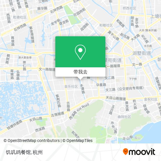 饥叽鸡餐馆地图