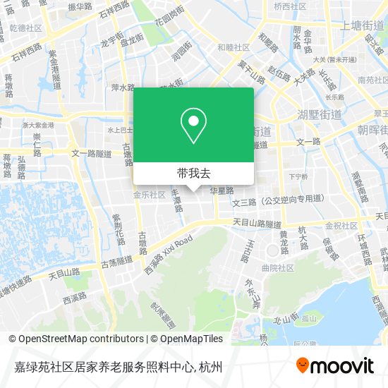 嘉绿苑社区居家养老服务照料中心地图