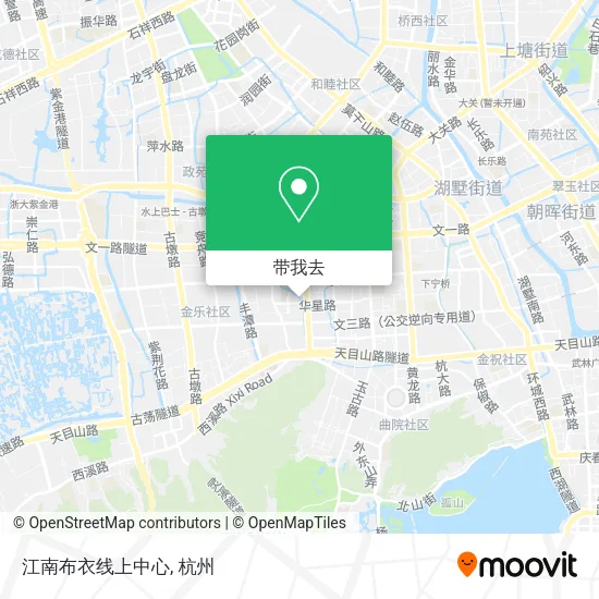 江南布衣线上中心地图