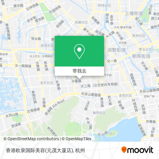 香港欧泉国际美容(元茂大厦店)地图
