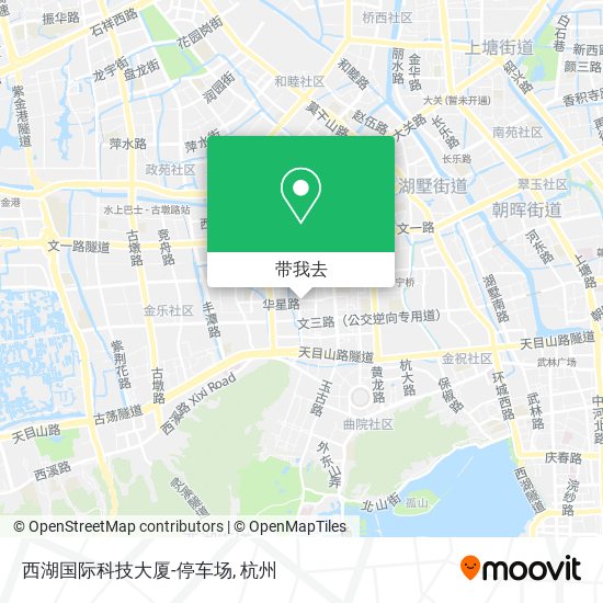 西湖国际科技大厦-停车场地图