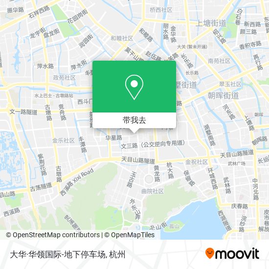 大华·华领国际-地下停车场地图