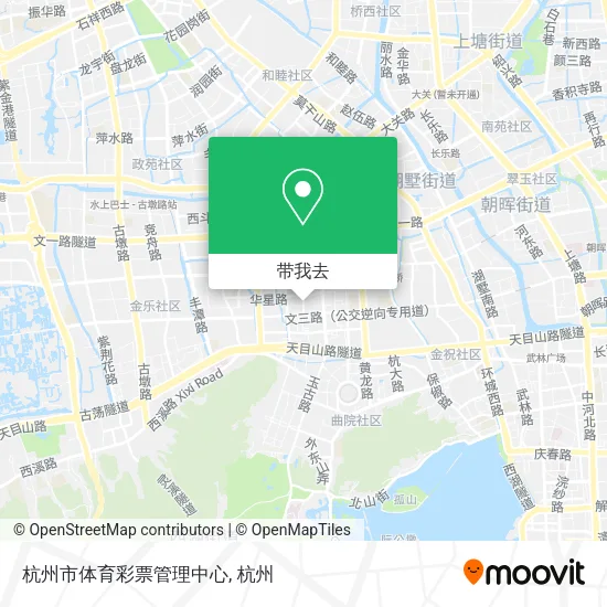 杭州市体育彩票管理中心地图