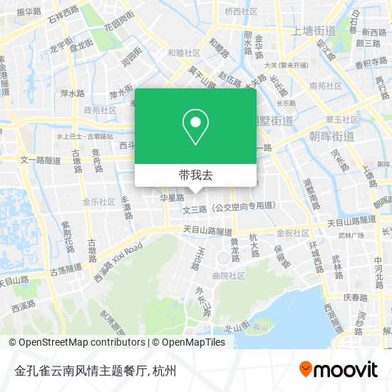 金孔雀云南风情主题餐厅地图