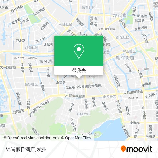 锦尚假日酒店地图