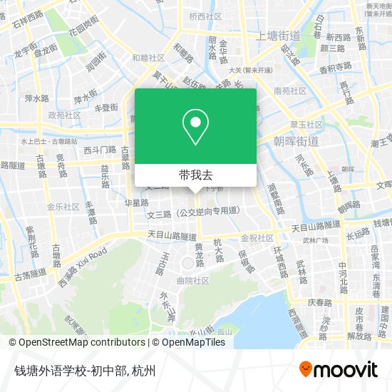 钱塘外语学校-初中部地图