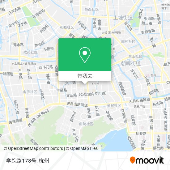 学院路178号地图