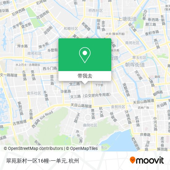 翠苑新村一区16幢-一单元地图