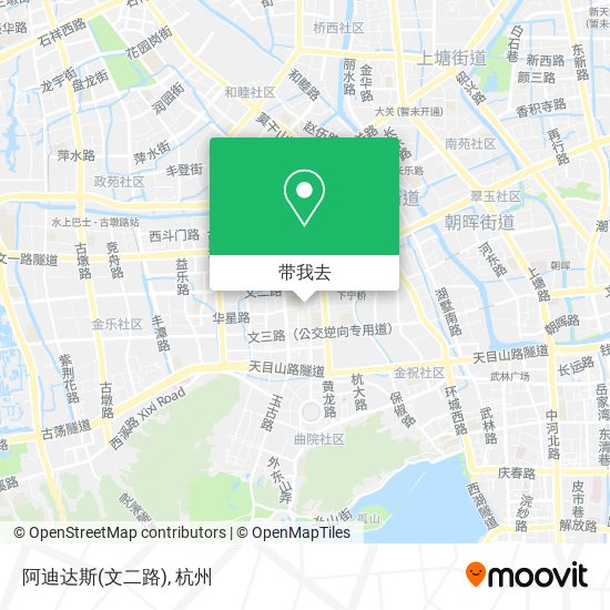 阿迪达斯(文二路)地图