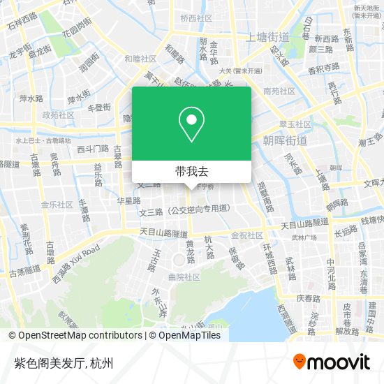 紫色阁美发厅地图