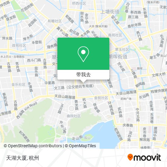 天湖大厦地图