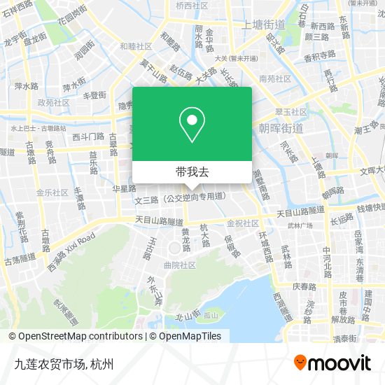 九莲农贸市场地图