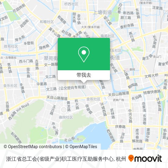 浙江省总工会(省级产业)职工医疗互助服务中心地图