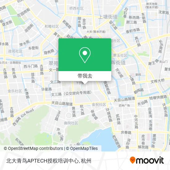 北大青鸟APTECH授权培训中心地图