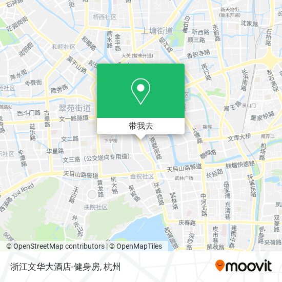 浙江文华大酒店-健身房地图