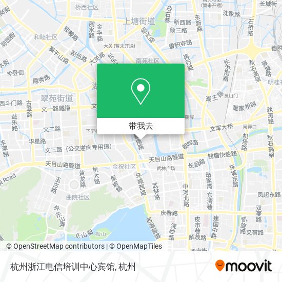 杭州浙江电信培训中心宾馆地图