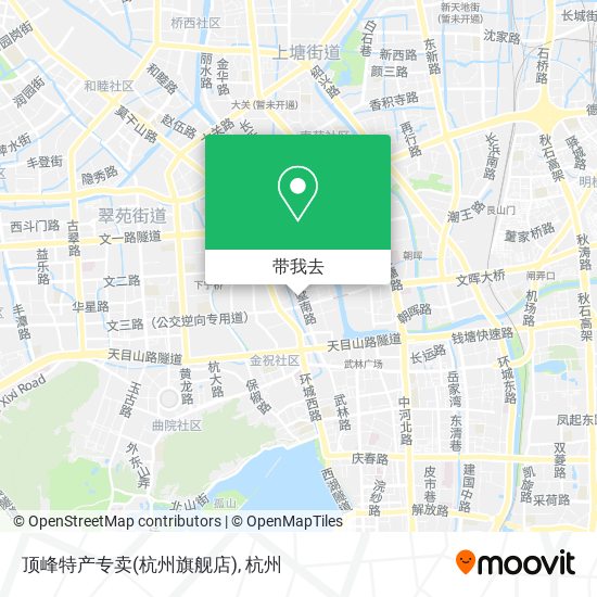 顶峰特产专卖(杭州旗舰店)地图