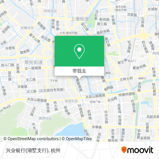兴业银行(湖墅支行)地图
