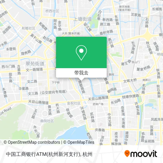 中国工商银行ATM(杭州新河支行)地图