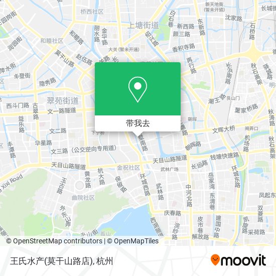王氏水产(莫干山路店)地图