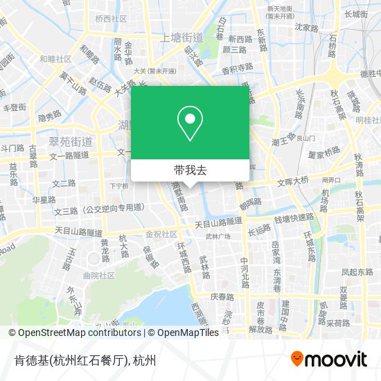 肯德基(杭州红石餐厅)地图