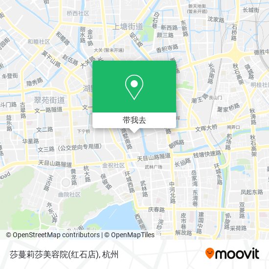 莎蔓莉莎美容院(红石店)地图