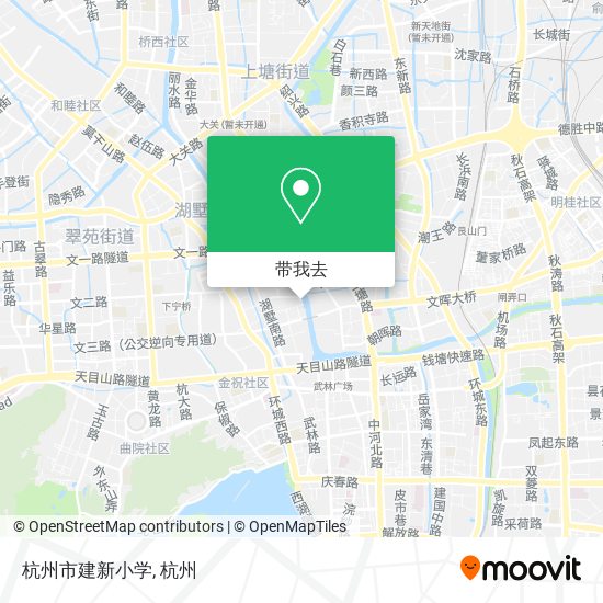 杭州市建新小学地图