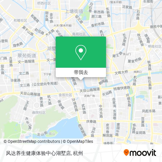 风达养生健康体验中心湖墅店地图
